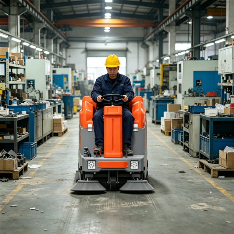 Factory and Warehouse Floor Scrubbers