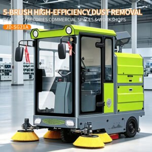 JD-SG21A Five-Brush Ride-On Sweeper
