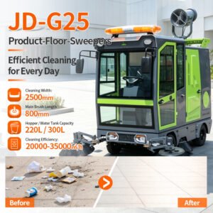 JD-SG25 Five-Brush Ride-On Sweeper