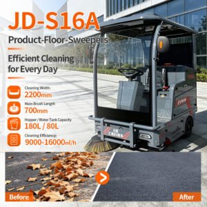 JD-S16A Ride-On Floor Sweeper